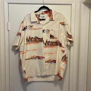 Wrangler Button Down Shirt (Size XL)